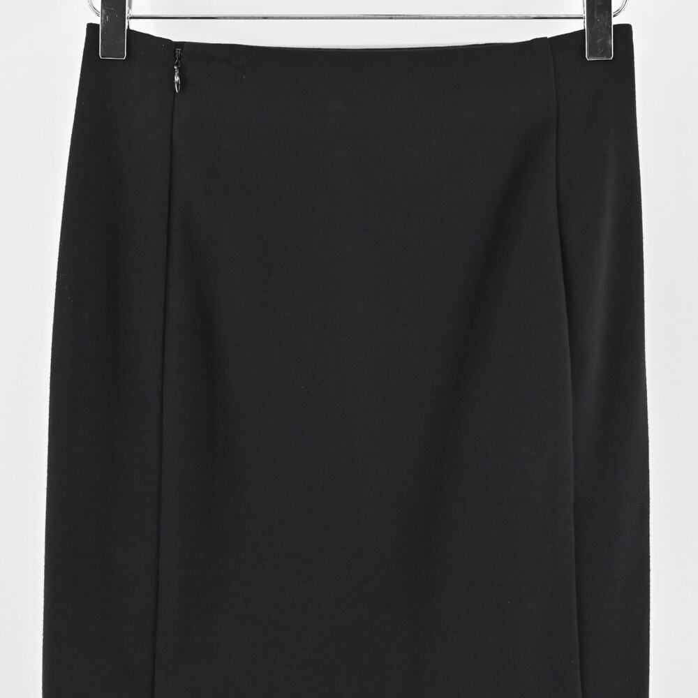 DIANE VON FURSTENBERG Skirt Size 4 Classic Black Zip Pocket Knee‎ Length Pencil - Picture 5 of 11